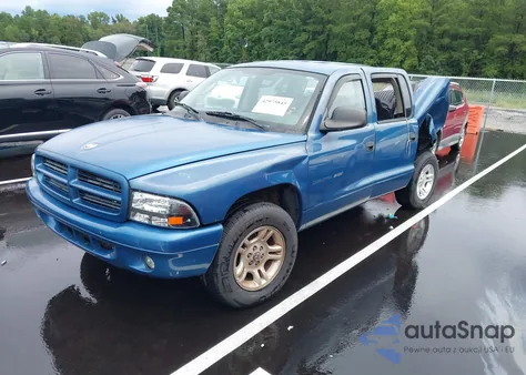 2002 Dodge Dakota Sport from USA, damaged, VIN 1B7HL38N32S624667